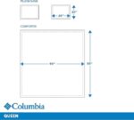 Columbia Cooling Soft Comfort 3 Piece Bedding Set | Value Bundle Includes 1 Comforter & 2 Standard Pillow Shams | Temperature Regulating | Omni-Wick, Moisture Wicking Technology | Full/Queen - Grey