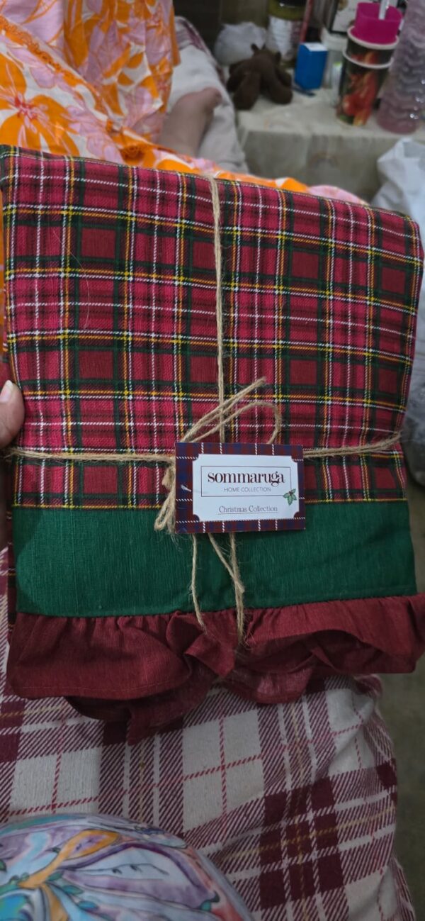 Sommaruga ''Home Collection'' Christmas Table Cloth For 12 People 130x230 Cm Assorted