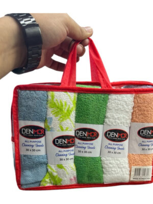 Denmor All Purpose Cleaning Towels 10pcs  30 x 30 cm 100% Cotton
